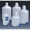 可高温高压灭菌的细口大瓶（带放水口），聚丙烯；聚丙烯放水口和螺旋盖，TPE垫圈，10L容量