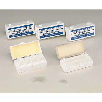 Fisherbrand 方形盖玻片 边长18mm 1.5号厚度 208片/盒 12541A