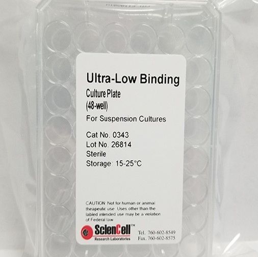 0343 ScienCell 超低吸附细胞培养板（48孔）ULBCP-48 Ultra-Low Binding Culture Plate (48-well)
