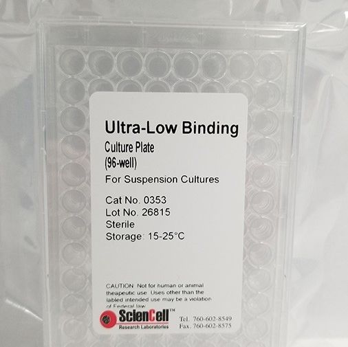0353 ScienCell 超低吸附细胞培养板（96孔）ULBCP-96, Ultra-Low Binding Culture Plate (96-well)