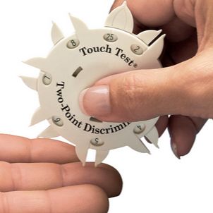 Touch Test 两点辨别觉工具,NC12776 两点辨别觉测试盘