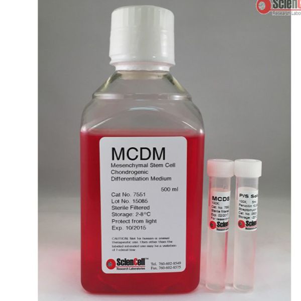 7551 ScienCell 间充质干细胞-软骨细胞分化培养基MCDM，Mesenchymal Stem Cell Chondrogenic Differentiation Medium