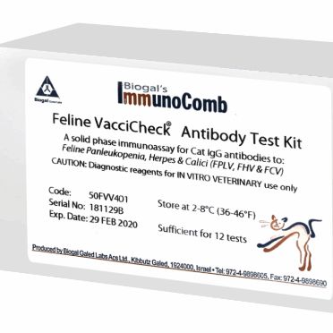 猫瘟/猫疱疹/猫杯状病毒三联抗体检测试剂盒(Biogal)