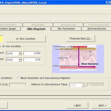 SKIN-CAD透皮吸收模擬分析軟件