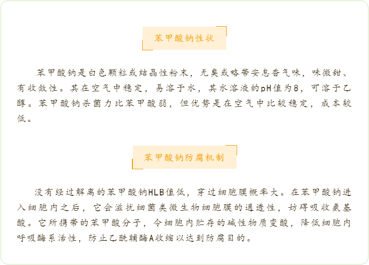 和山梨酸类一起称霸食品防腐剂市场