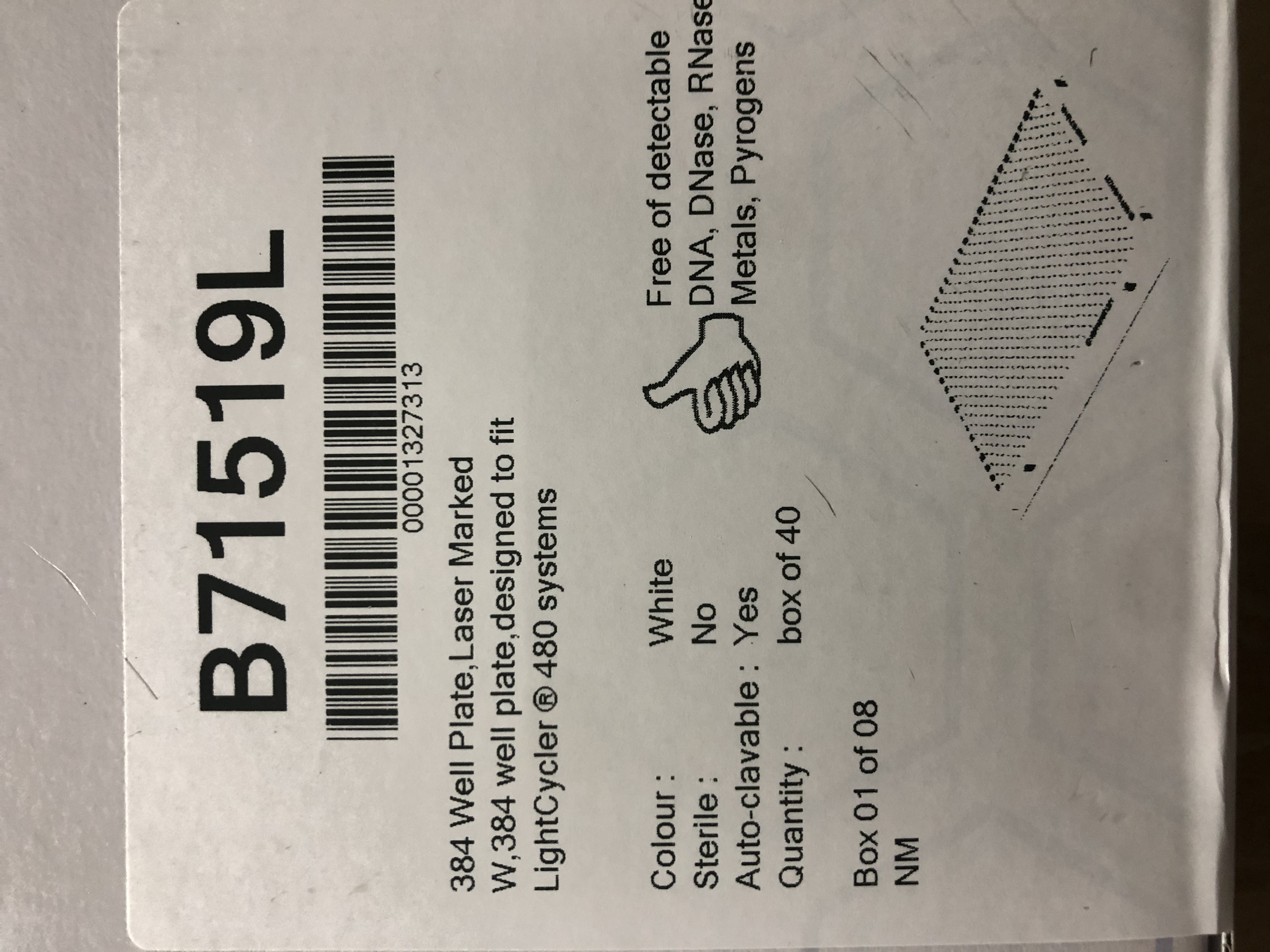 F8318 Bioplastics货号B71519L现货EU薄壁384孔板(白色)全裙边(AB及通用)13611631389上海睿安生物价格_品牌 ...