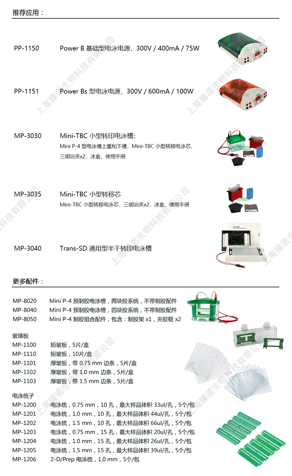 CAVOY(凯元） Mini P-4小型垂直电泳四块胶系统，