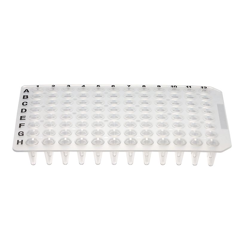 96孔PCR板0.1ml 无色透明PCR板 无裙边PCR板