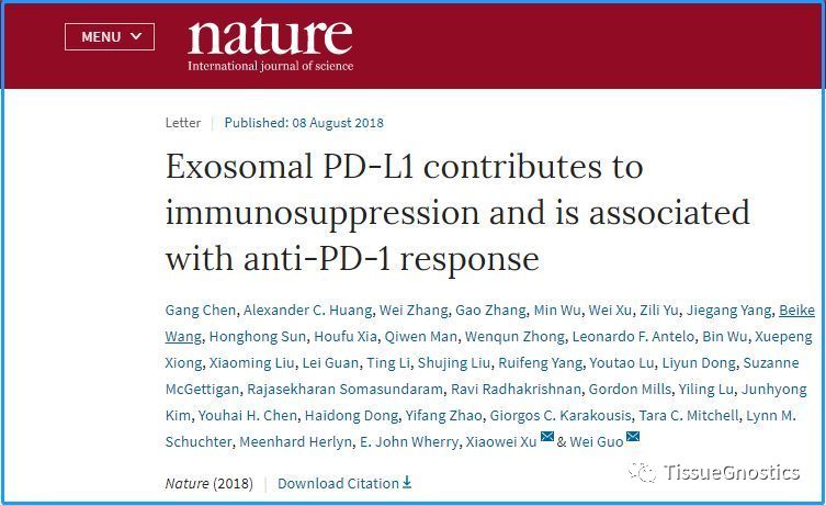 《自然》重磅：免疫治疗失败竟是因为外泌体！液态活检重大新发现！