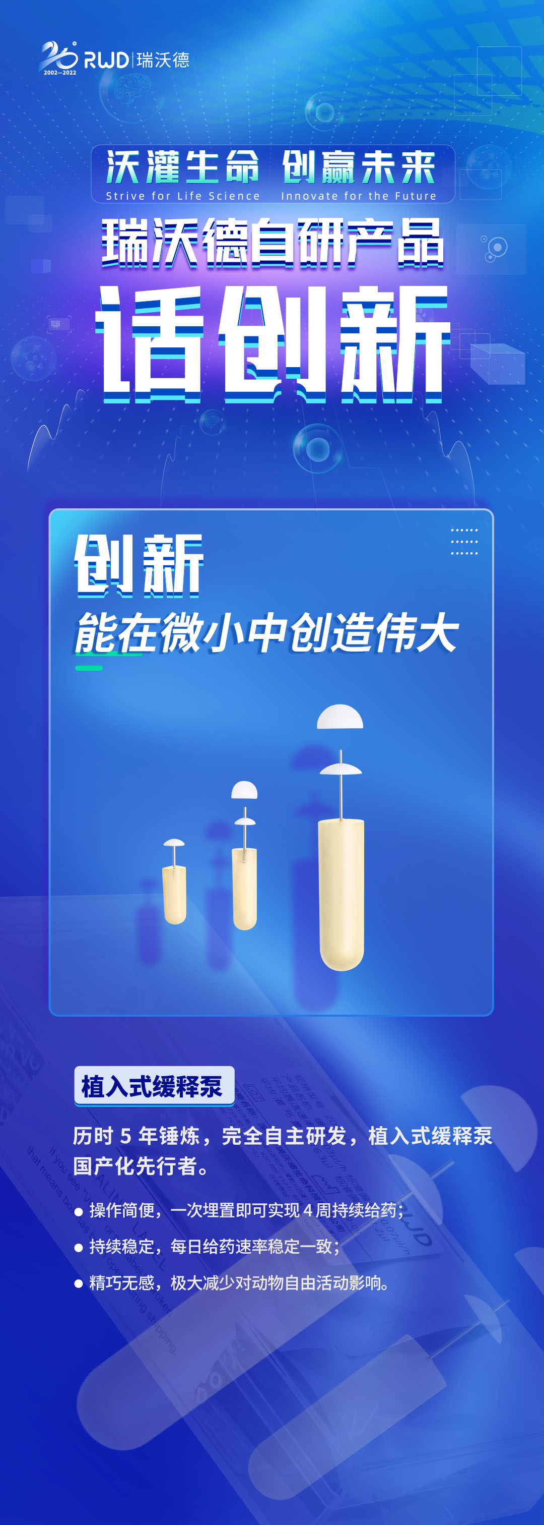 “沃”灌生命，创赢未来，瑞沃德自研产品话创新