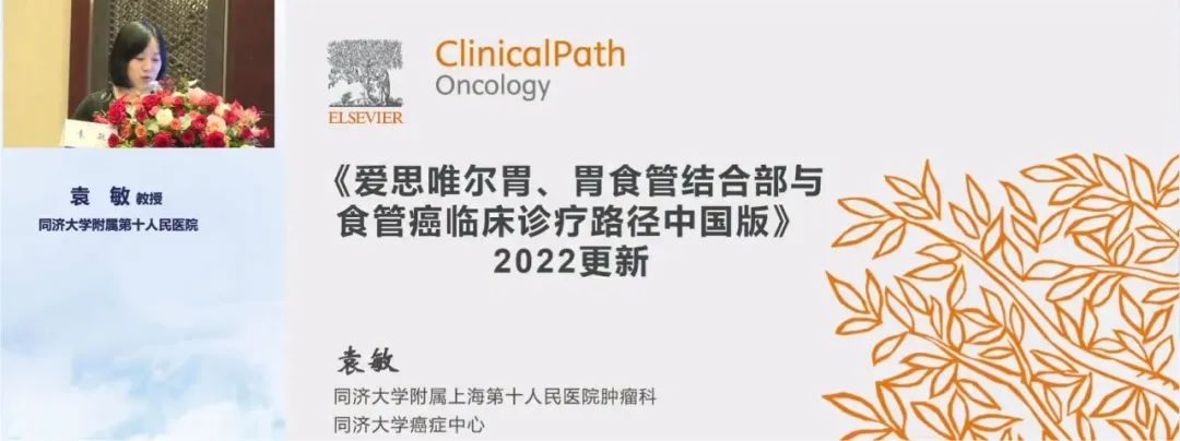 聚焦学术前沿  助力肿瘤治疗同质化——爱思唯尔胃、胃食管结合部与食管癌临床诊疗路径中国 2022 版更新发布会