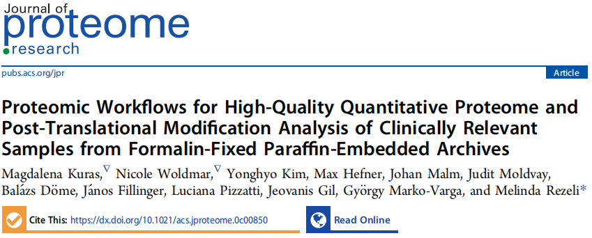 「青莲聚焦」临床FFPE样本组学前处理新方法鉴赏