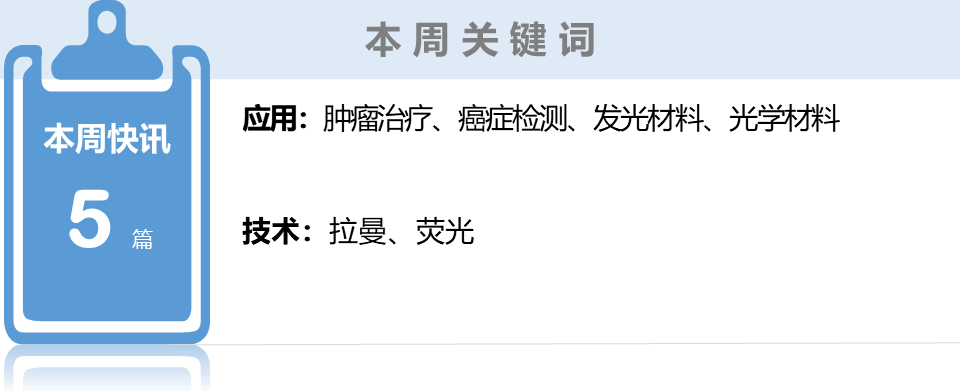 HORIBA | 学术简讯22年39期 | 肿瘤治疗、癌症检测、发光材料、光学材料领域相关文献推荐