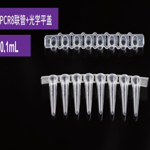 赛洛尼 0.1ml 光学平盖 PCR八联管