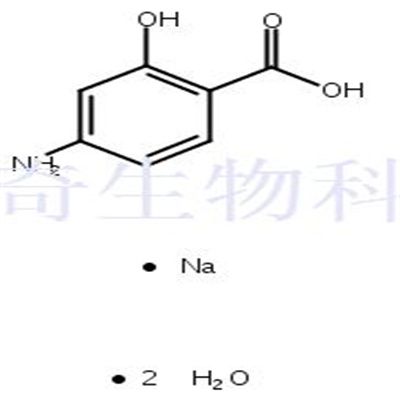 对氨基水杨酸钠 Sodium 4-aminosalicylate dihydrate  CAS号：6018-19-5