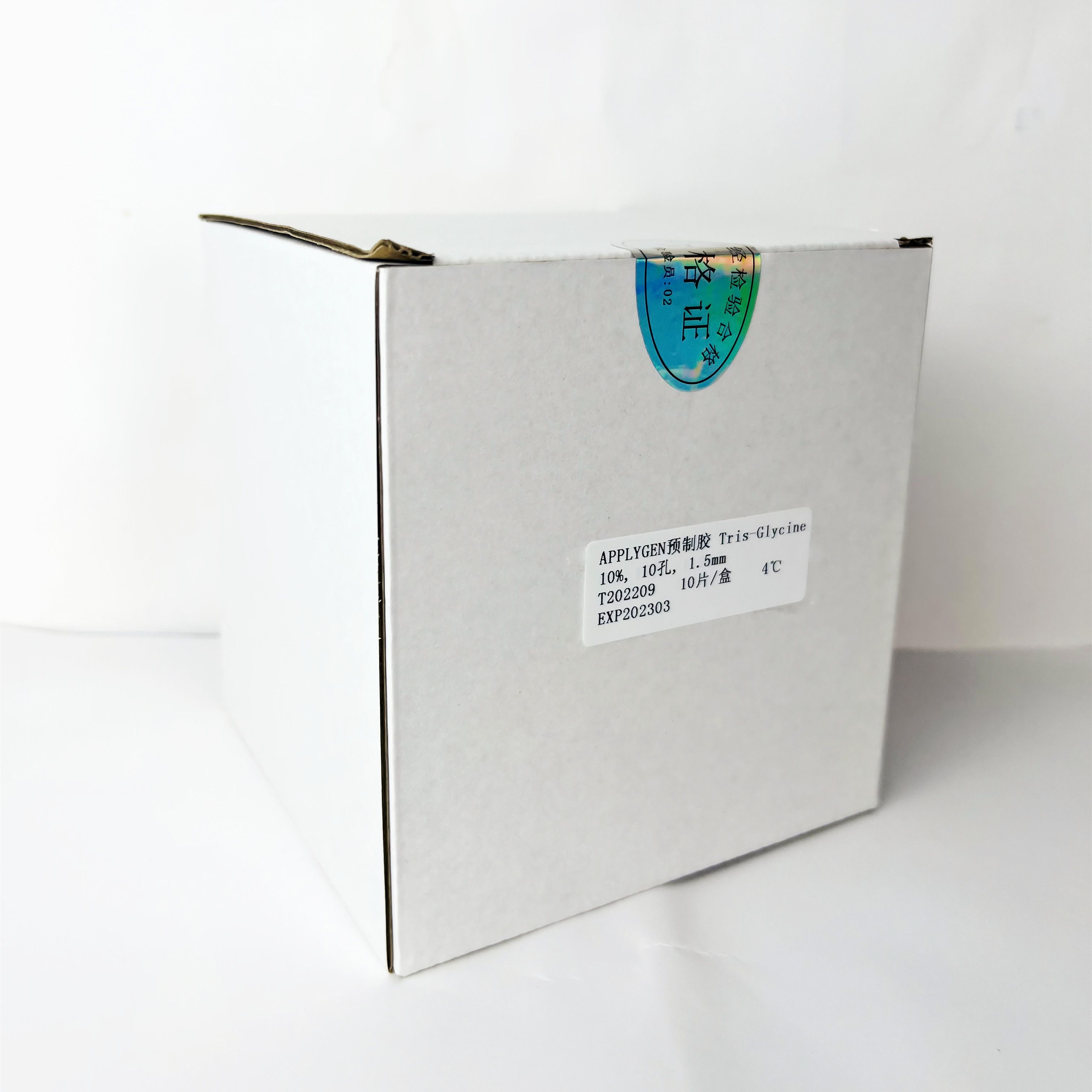 APPLYGEN 预制胶 Tris-Glycine 10%, 10孔, 1.5mm