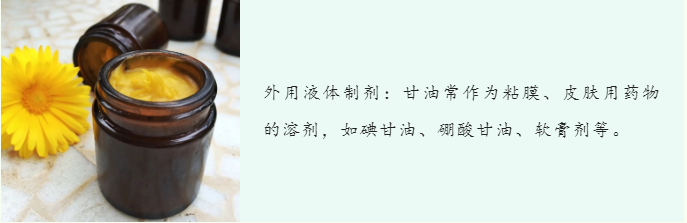 甘油——做辅助也是一把好手