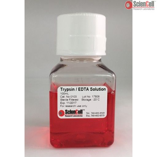 0103ScienCell 胰酶/EDTA消化液0.25%，Trypsin/EDTA Solution