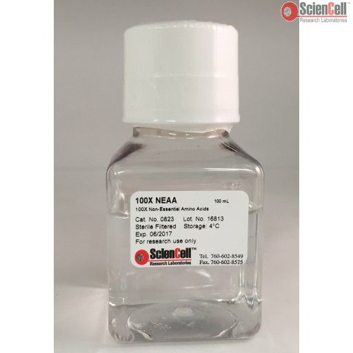 ScienCell 0823非必要氨基酸100X NEAA，100X Non-Essential Amino Acids，100 ml