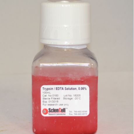 ScienCell 0183胰酶/EDTA消化液0.05%，Trypsin/EDTA Solution, 0.05%