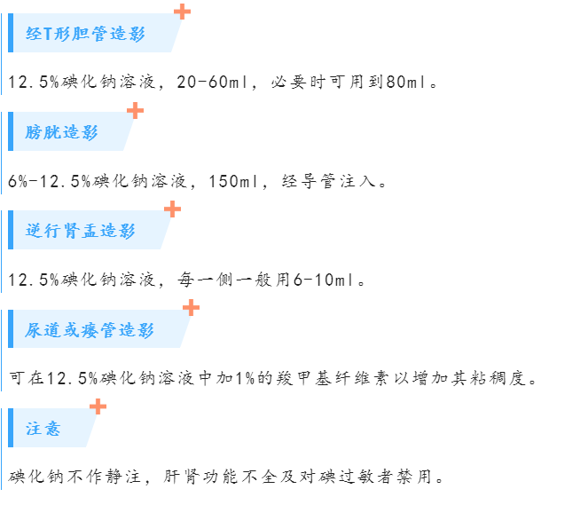 碘化钠——特别的无机碘造影剂