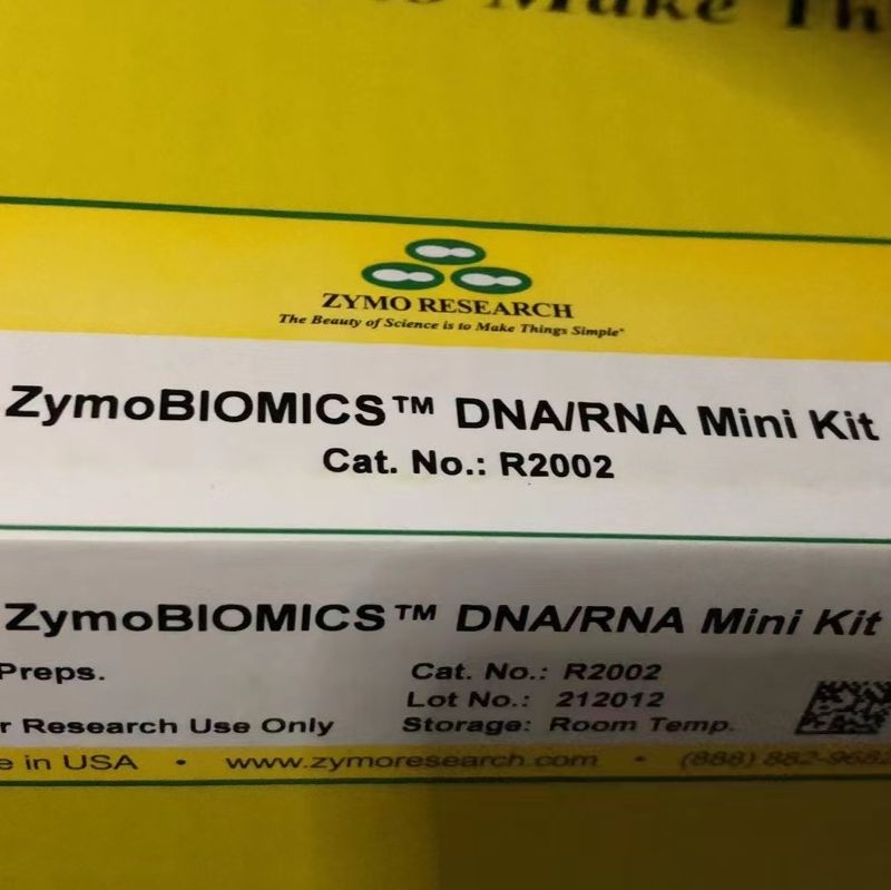 Zymo Research货号R2002现货ZymoBIOMICS DNA/RNA Mini Kit上海睿安生物