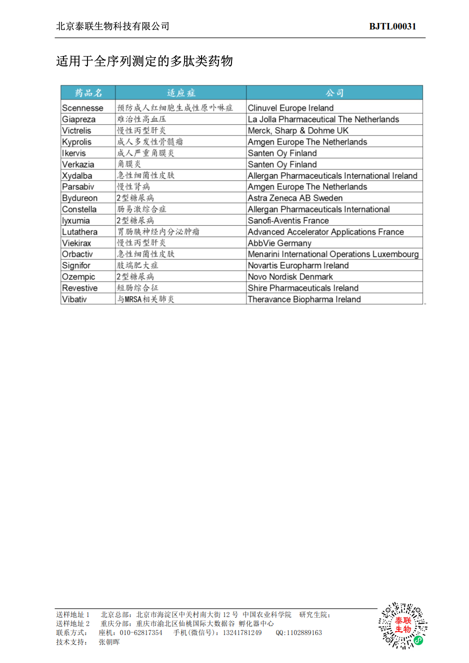 1个工作日出结果