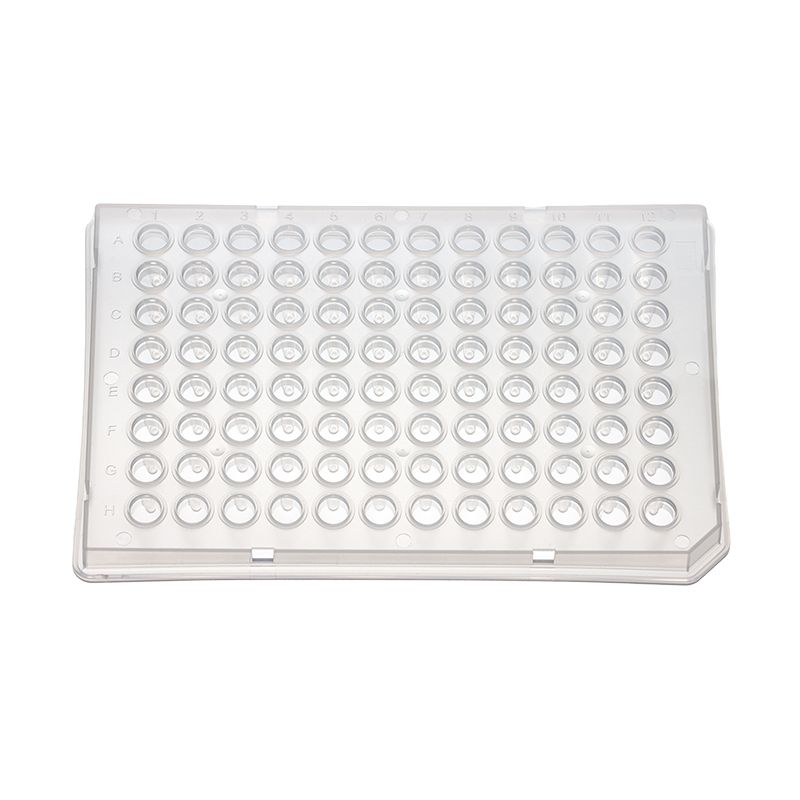 0.1ml 96孔PCR板 半裙边PCR板 透明PCR板