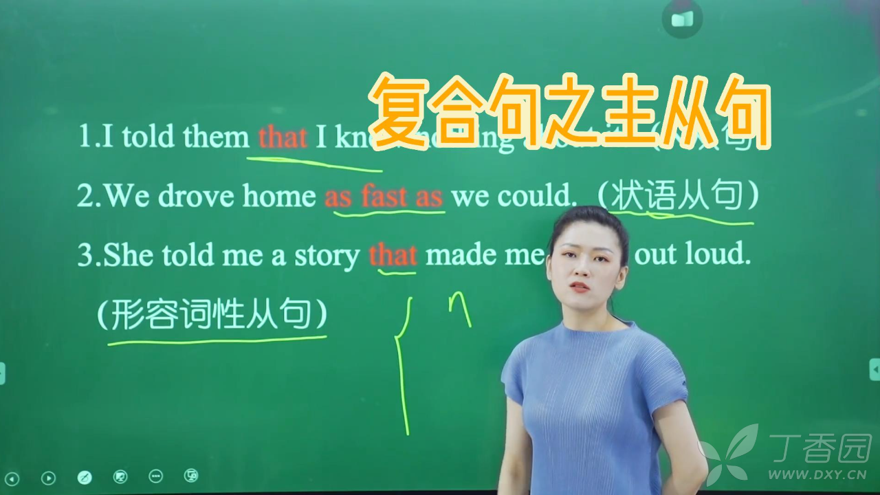 复合句之主从句
