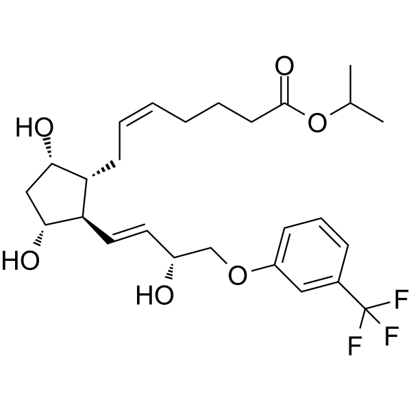 Travoprost 是一种异丙基酯前药，是一种高亲和力的，