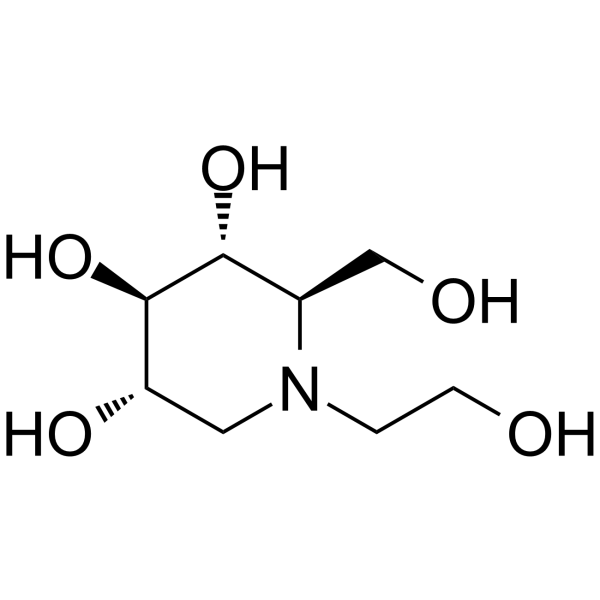 Miglitol是口服的抗糖尿病化合物，能抑制糖复合体分解为