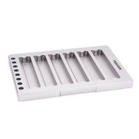 96孔金属磁力架 PCR八联管架 96孔PCR板磁力架