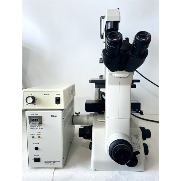 二手尼康/NIKON TE300倒置三色荧光霍夫曼显微镜，带质保
