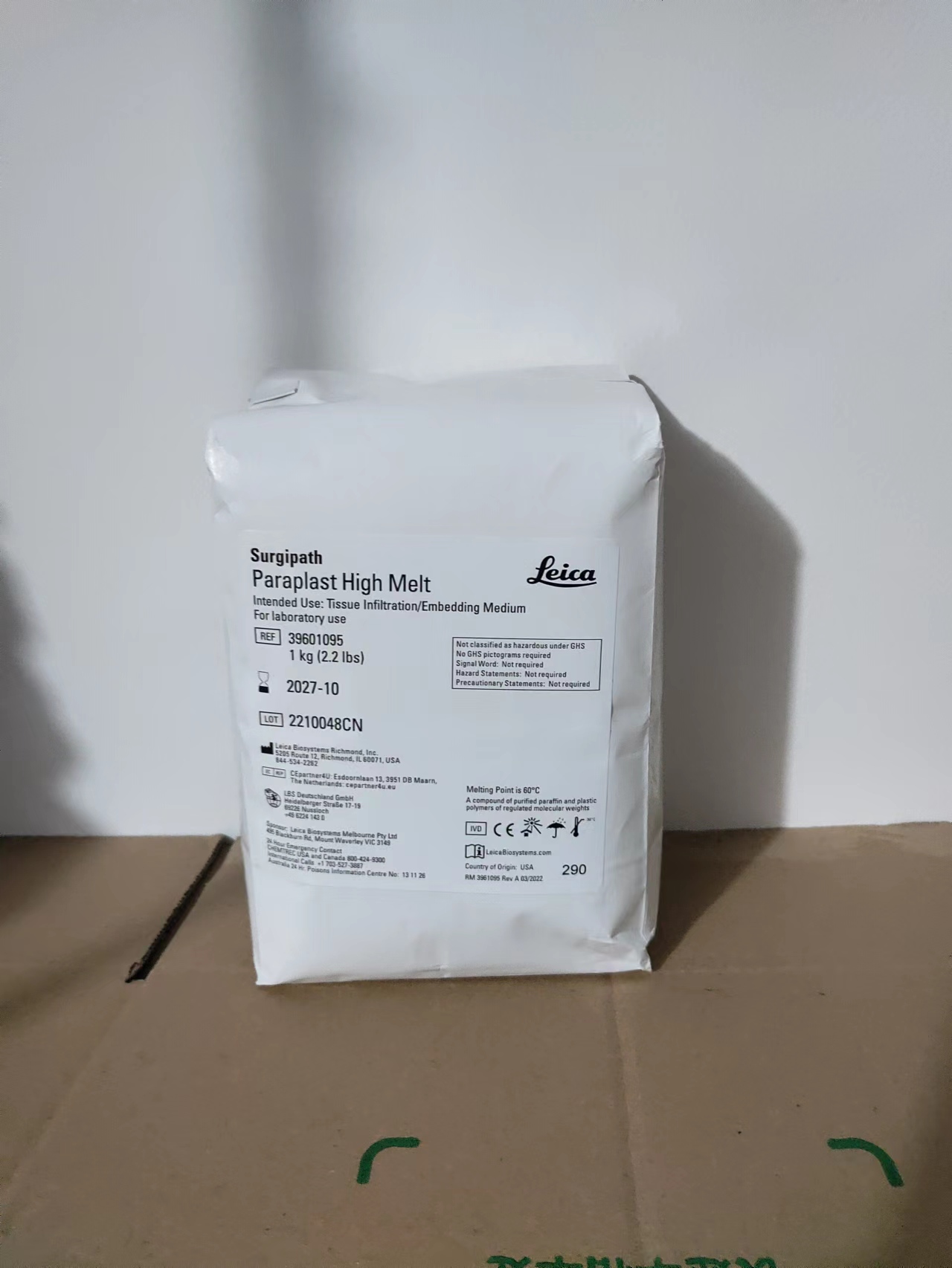 徕卡(Leica) 39601095颗粒状石蜡High Me