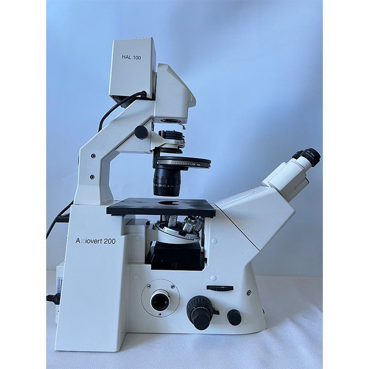 蔡司Axiovert200倒置研究级霍夫曼显微镜带保修