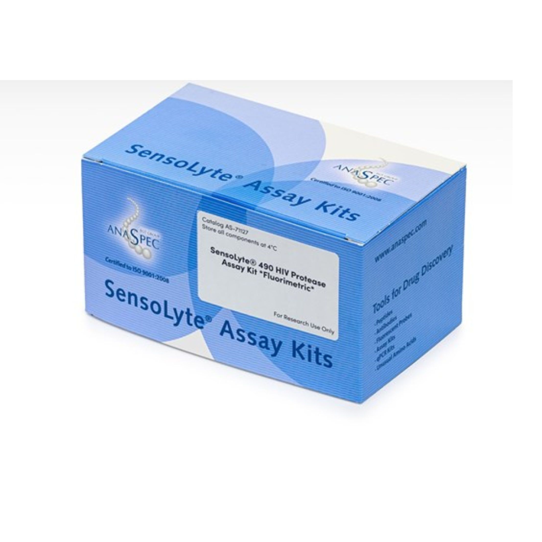 AnaSpecAS-71127SensoLyte®490 HIV蛋白酶检测试剂盒荧光法-1试剂盒，SensoLyte® 490 HIV Protease Assay Kit Fluorimetric - 1 kit