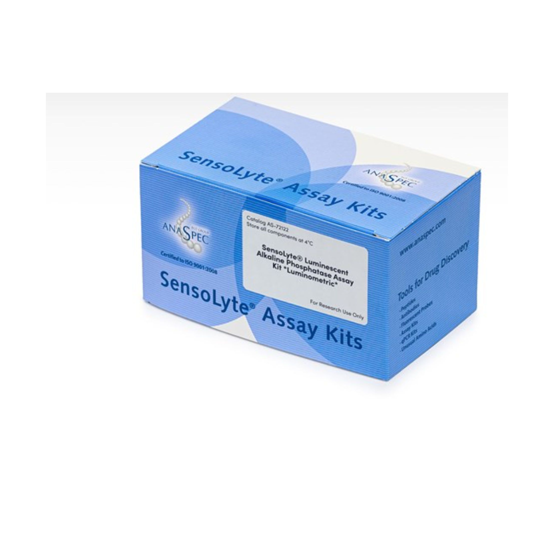 AnaSpecAS-72122SensoLyte®发光碱性磷酸酶分析试剂盒发光计-1试剂盒，SensoLyte® Luminescent Alkaline Phosphatase Assay Kit Luminometric - 1 kit