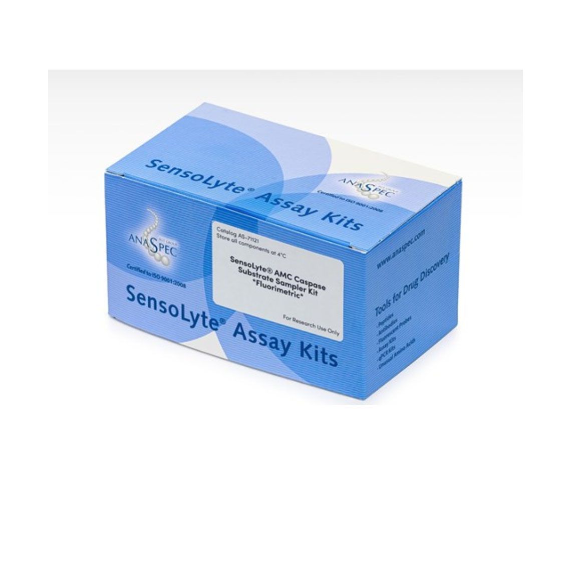 AnaSpec AS-71121SensoLyte®AMC半胱天冬酶底物取样器试剂盒荧光测定-1试剂盒，SensoLyte® AMC Caspase Substrate Sampler Kit Fluorimetric - 1 kit