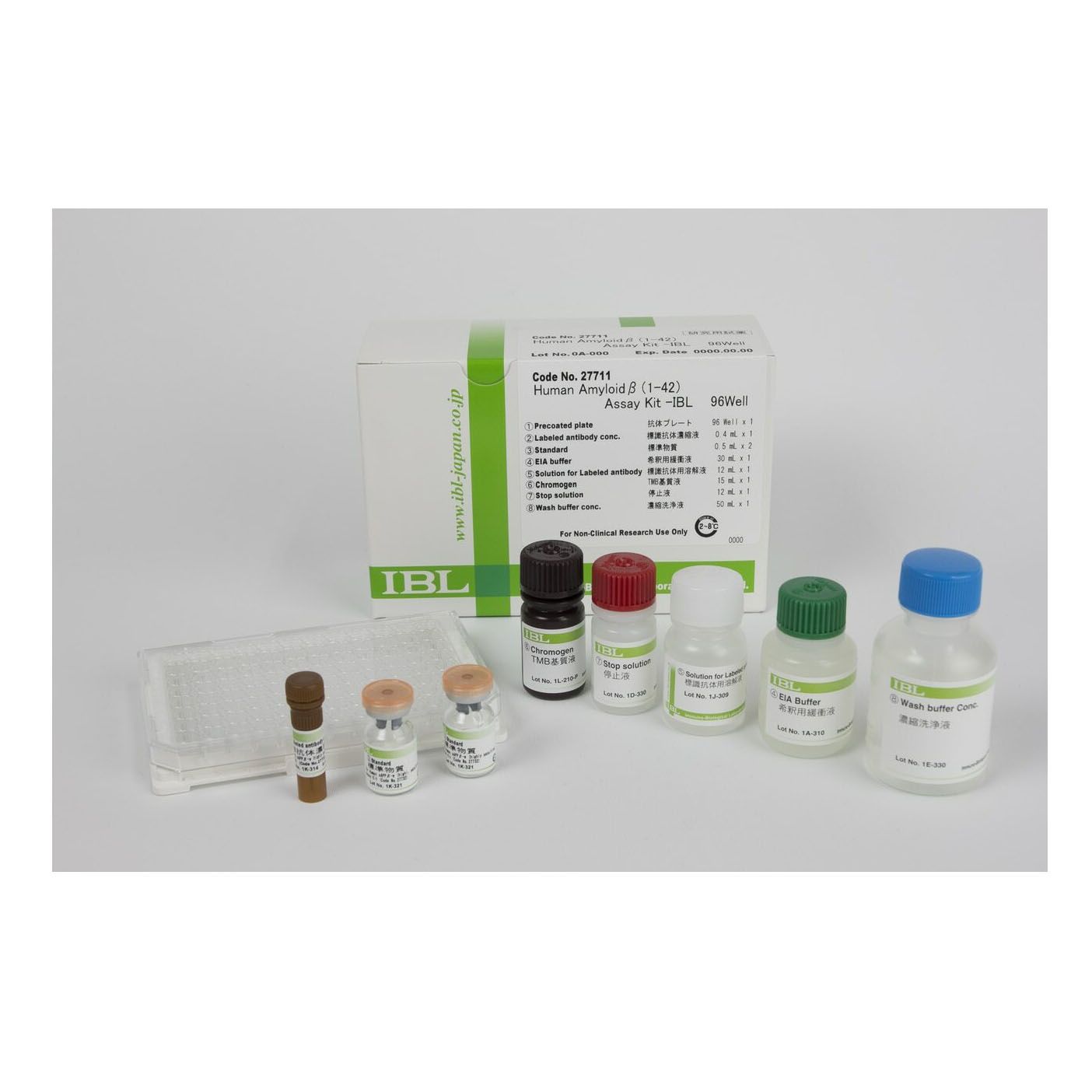 IBL-America JP27711β淀粉样蛋白片段 (X-42) 酶免检测试剂盒， AMYLOID BETA (1-42) AΒ