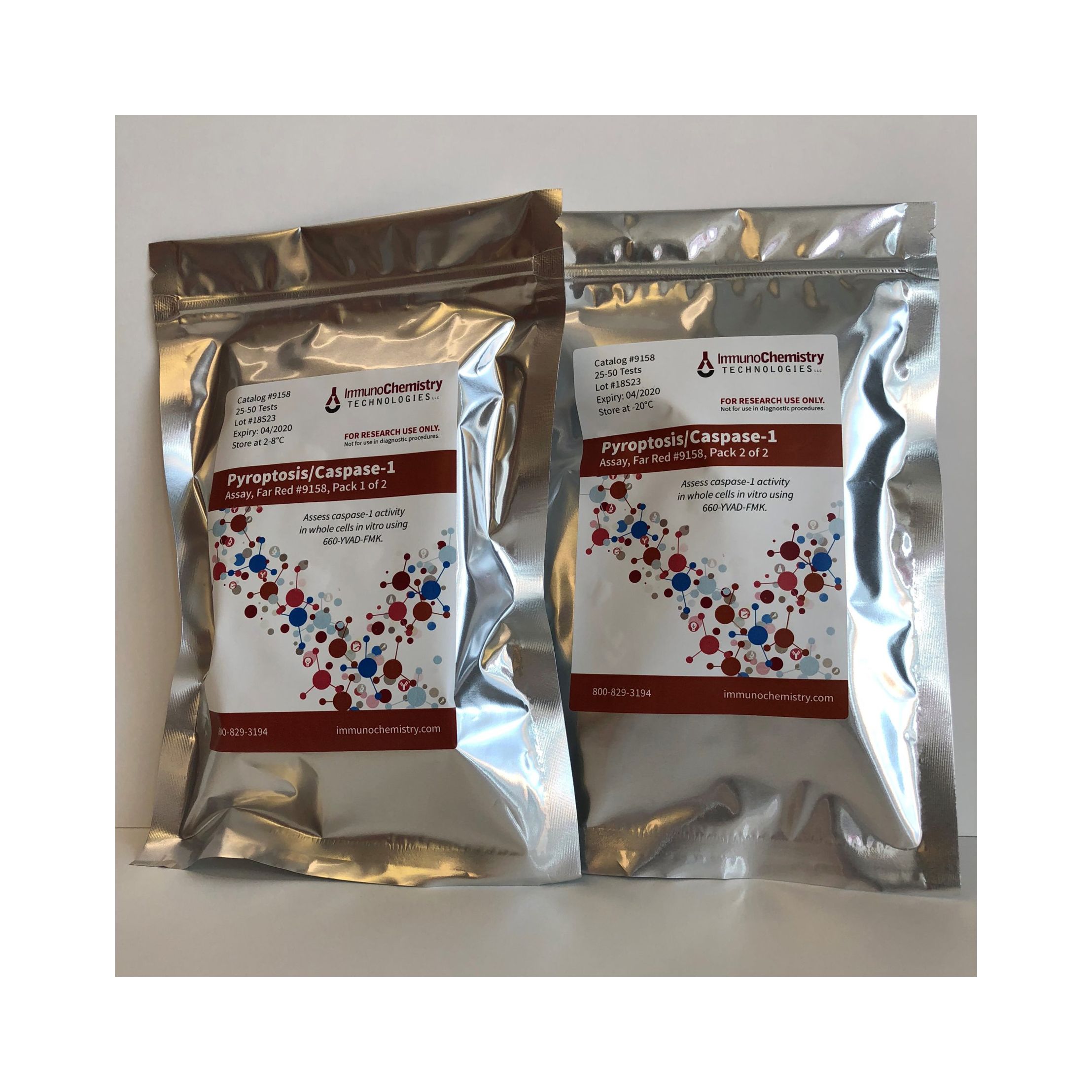 ImmunoChemistry Technologies9158焦下垂/半胱天冬酶-1测定，远红色， Pyroptosis/Caspase-1 Assay, Far Red，25 Tests