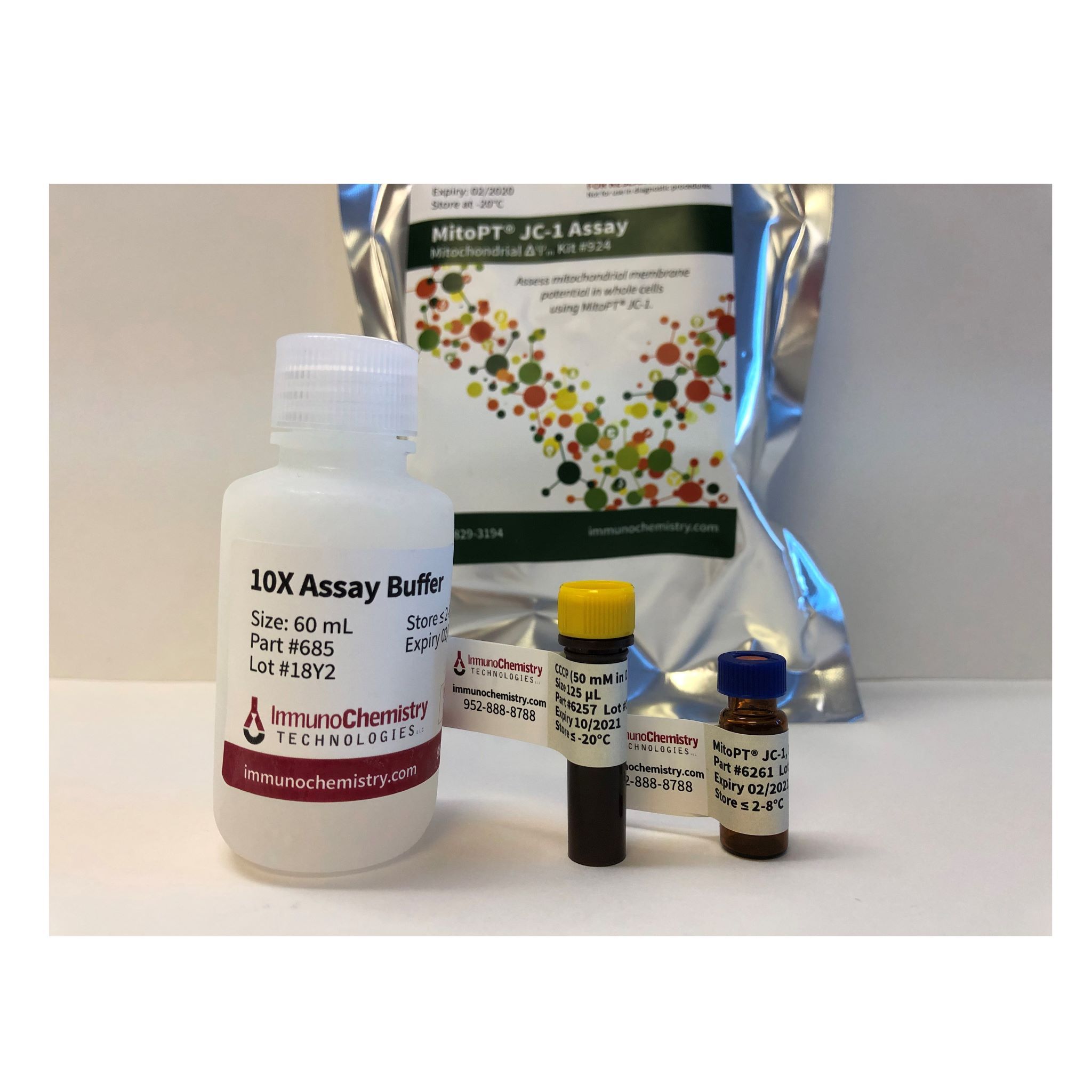 ImmunoChemistry Technologies924 MitoPT®JC-1检测试剂盒（100 tests），MitoPT® JC-1 Assay Kit (100 tests)