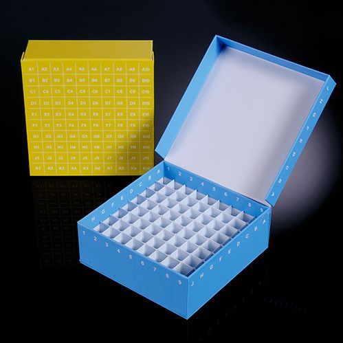 Biologix巴罗克100格1英寸ID-Color纸冻存盒