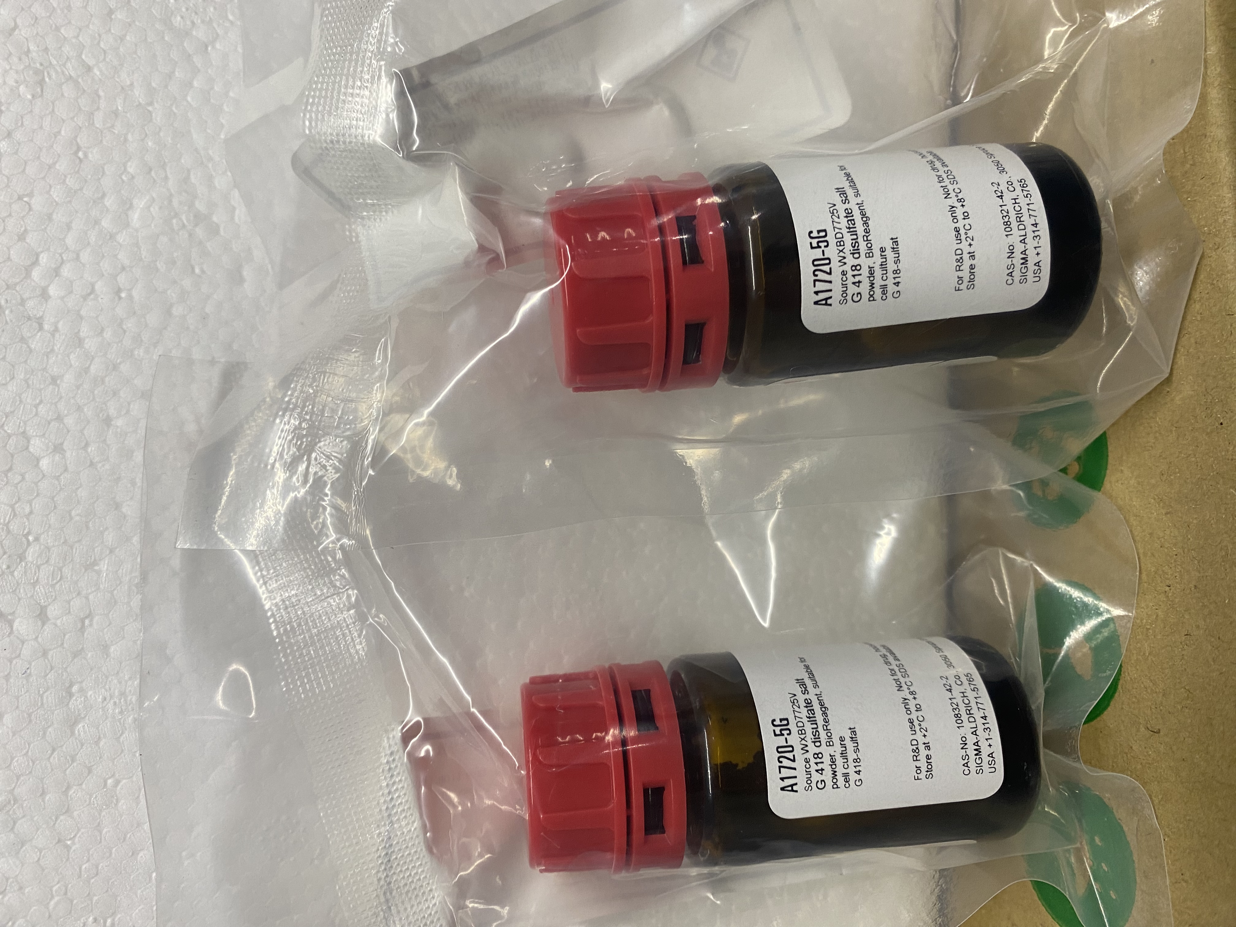 Sigma货号A1720现货G418二硫酸盐13611631