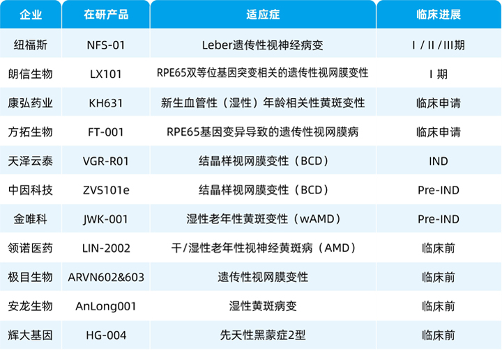 Biotech角逐之地-眼部AAV基因治疗研究概况