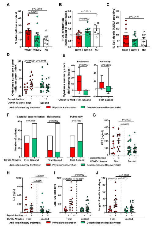4D蛋白质组--在COVID-19中，过度炎症环境导致骨髓细胞效应反应功能失调