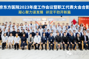 凝心聚力谋发展  卯足干劲开新篇 | 合肥京东方医院召开 2023 年度工作会议暨职工代表大会