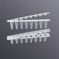 罗氏pcr管0.1mlpcr8排管，透明，平板盖（套装）