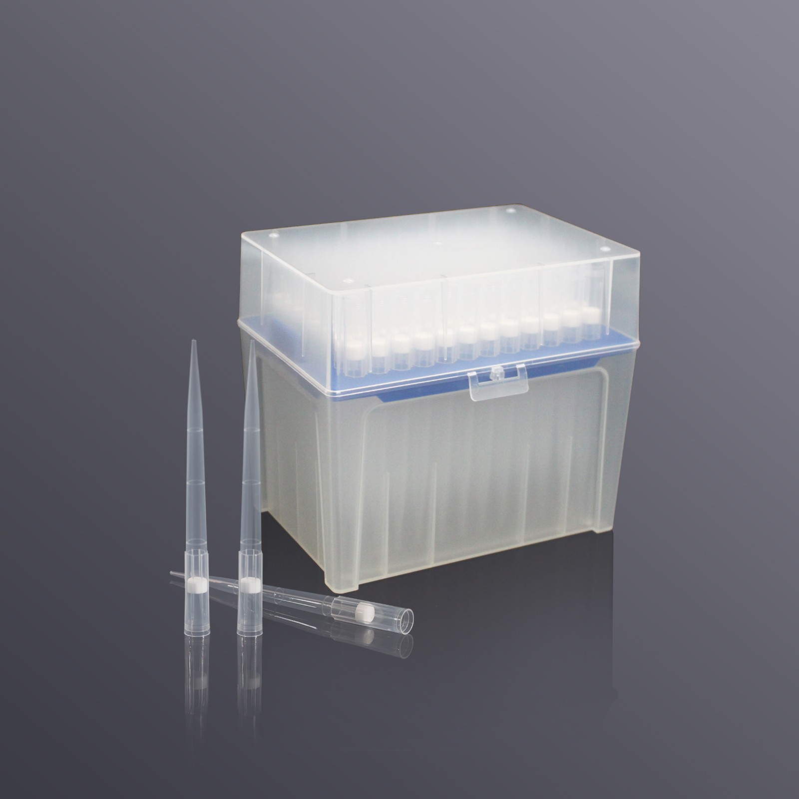 1250ul盒装滤芯枪头灭菌 无酶