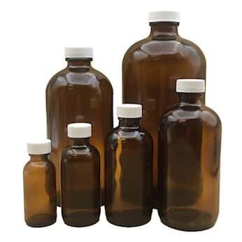Cole-Parmer 预清洗 EPA 琥珀色玻璃窄口瓶