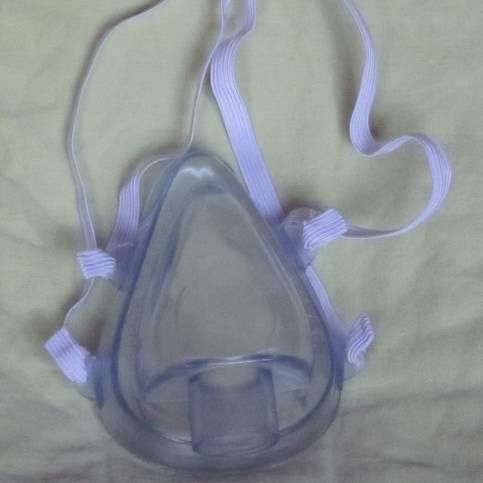 高压氧舱输氧面罩 吸氧面罩XRQ-1透明一次性氧气面罩